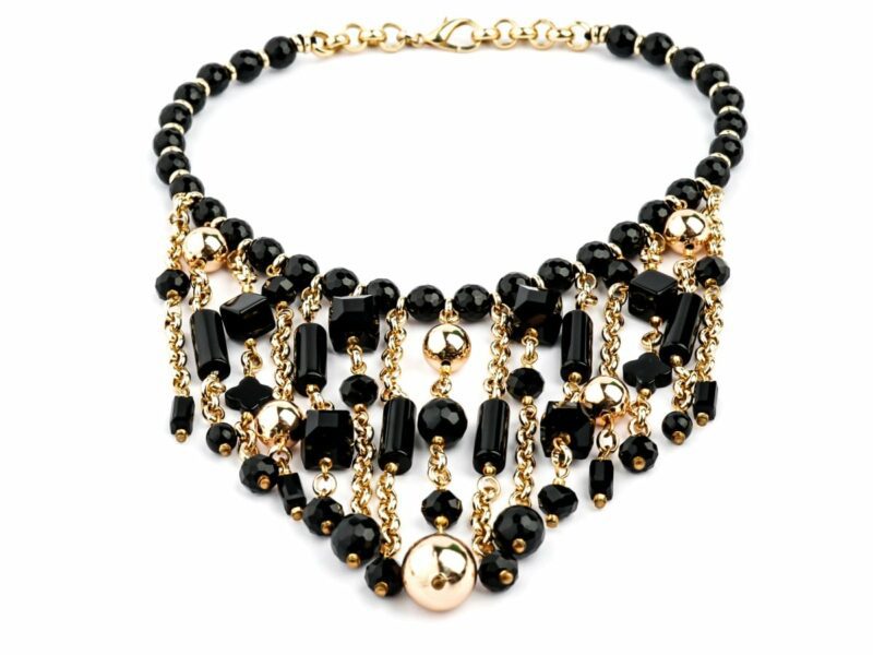 Collier pour Femme Tilia Noir bijouterie artisanale