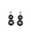 collier cercle onyx et boule doré bijoux en tunisie