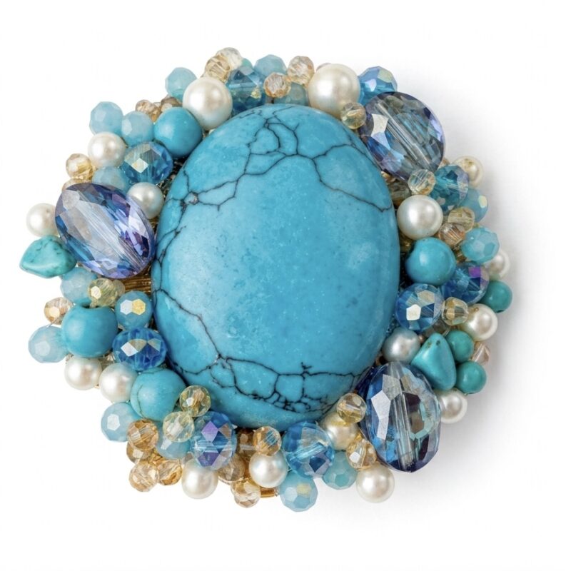 Blue Brooch