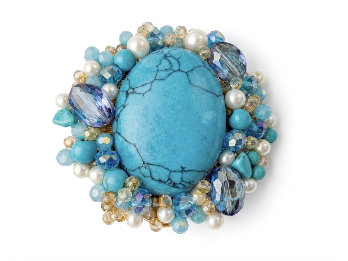 Blue Brooch